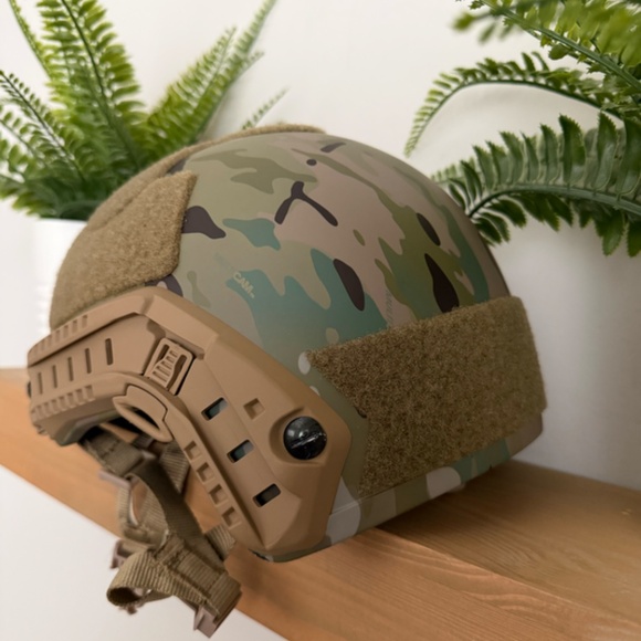 Camouflage Helmet Multicam Green (BRAND NEW) - Picture 7 of 7